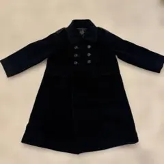 COMME CA DU MODE FILLE ウールコート 100A 黒