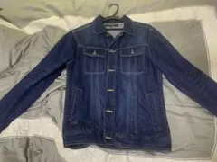 ダークブルー デニムジャケット コットン100%
