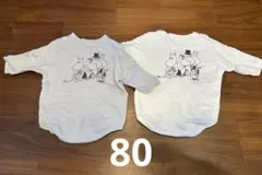 MOOMIN ムーミン ロンパース 2点セット