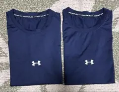 Under Armour ネイビー アンダーシャツ2枚セット　MDサイズ　半袖