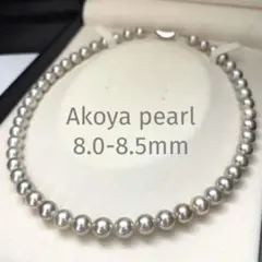 希少カラー/テリ強】あこや真珠 パール ネックレス マルチカラー 8.1mm 