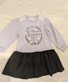 サイズ130★アクシーズファム★ラベンダー 長袖　ワンピース　チュニック