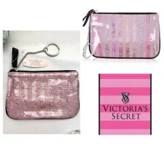 キーリング付きポーチVictoria's Secret ピンクスパンコールのサムネイル