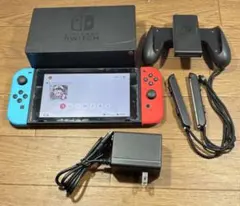 訳あり】Nintendo Switch 旧型 本体セット HAC-001 レッ - メルカリ