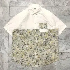 希少デザイン kenzo paris ケンゾー 半袖シャツ XL 切り替えのサムネイル