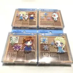 Lilytone9色アイシャドウパレット4点セット コンプリート