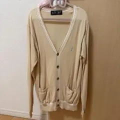 イーストボーイ カーディガン ベージュ リボン