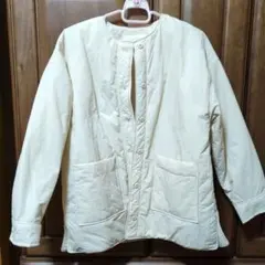 ノーカラージャケット アイボリー