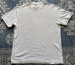 UNITED ARROWS パイル地 クルーネック Tシャツ ホワイトのサムネイル