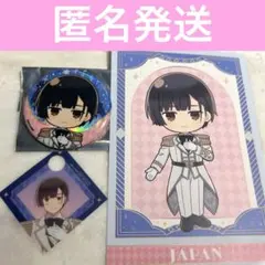 ヘタリア AMO CAFE アモカフェ 特典 缶バッジ　ポストカード　タグ　日本