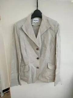 HANAE MORI ベージュ テーラードジャケット