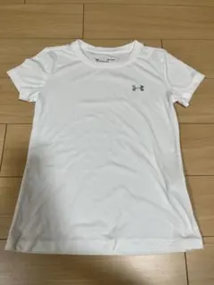 アンダーアーマー スポーツウェア レディース ホワイト Tシャツ SM