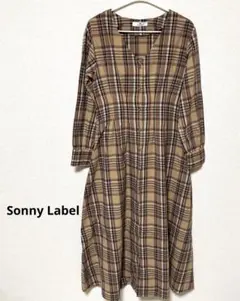 Sunny Labelチェック柄ワンピース