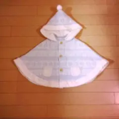 美品⭐︎ コムサ　ベビーポンチョ♪