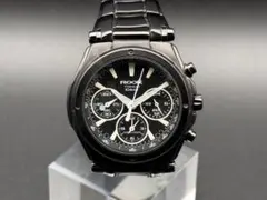 ROOX Titanium ブラック クロノグラフ腕時計