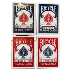 【未開封】バイシクル トランプ 4個セット (ゴルスタ/エリートエディション)