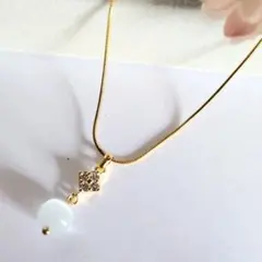 【人気のムーンストーン】ネックレス ペンダント 天然石 ジルコニア 上品