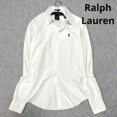 ラルフローレン ボタンダウンシャツ オックスフォード スリムフィット ホワイト