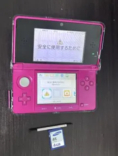 닌텐도 3DS 본체 글로스 핑크 (SD 카드 포함)