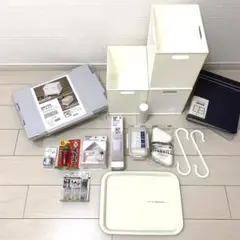 ニトリ 連結できるローキャリー　Nインボックス　ラップホルダーティッシュホルダーのサムネイル