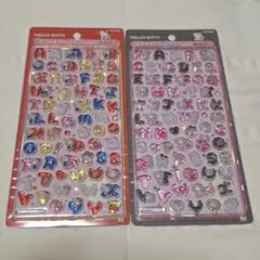 【正規品】ボンボンドロップシール　サンリオ　文字　ハローキティ ２枚組