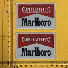 アメリカ煙草　マルボロ　アンリミテッド　難有品説明欄一読　刺繍ワッペン　アイロン