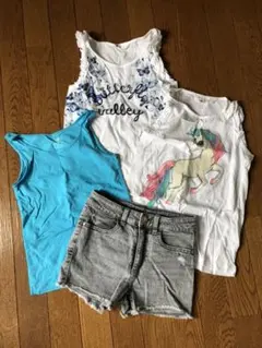 H&M夏物子供用タンクトップ４点まとめ売り