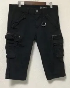 Cook jeans ブラックカーゴショートパンツ