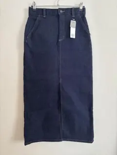 【新品、未使用】GU ウラフリースデニムスカート