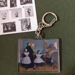 印象派 室内をめぐる物語 ドガ 家族の肖像 アクリルキーホルダー
