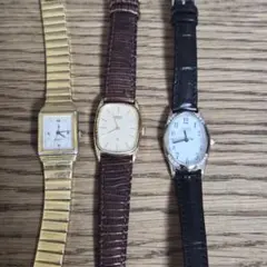 SEIKO CITIZEN Trussardi 腕時計まとめ売り　3本　ジャンクのサムネイル