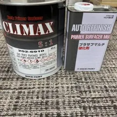 ROCK PAINT CLIMAX プライマーサンバー 4kg硬化剤2個付き - メルカリ
