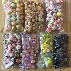 ビーズまとめ売り　ペイントビーズ等