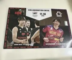 アルバルク東京　東京グレートベアーズ　コラボウィーク　ポストカード