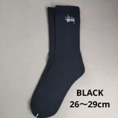 stussy リブ編み靴下 BLACK 26〜29cmのサムネイル