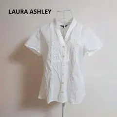LAURA ASHLEY　スキッパー　コットン　ブラウスのサムネイル