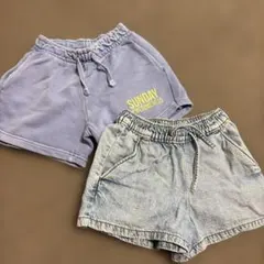ZARA キッズ ハーフパンツ 2点セット 116cm