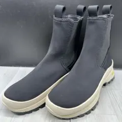 美品【ZARA】ザラ 24 ブーツ サイドゴア ブラック 37