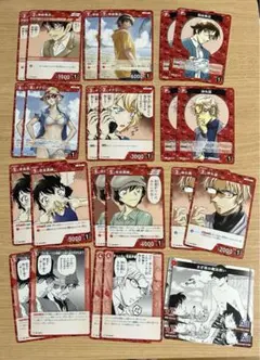 名探偵コナン カードゲーム 西と東の大決戦【赤デッキパーツ24枚まとめ売り】