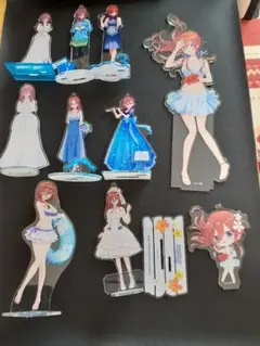 中野三玖　アクリルスタンド　セット　五等分の花嫁
