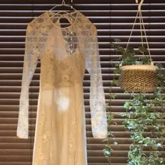 ジルスチュアート レース ロング　ドレス