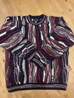 クージー クラシック カシミヤ100 総柄ニット - メルカリ