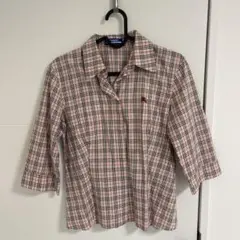 美品 BURBERRY 大きいサイズ 46 15ABR 半袖シャツ 短丈 y2k - メルカリ