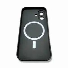 【MagSafe対応】iPhone16 ケース ブラック シンプル ソフトカバー