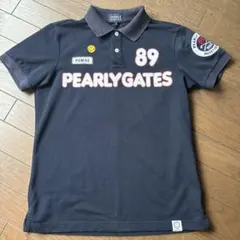 ★PEARLY GATES ★メンズ ゴルフシャツ ネイビー サイズ3のサムネイル