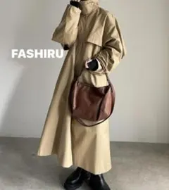 fashiru ステンカラーコート ミドル - メルカリ