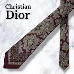 【極美品】Christian Dior ディオール ネクタイ ペイズリー シルク