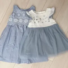 ブルー ワンピース セット
