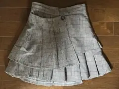 チェック柄 プリーツミニスカートのサムネイル