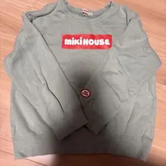 ミキハウス ボックスロゴ トレーナー 120